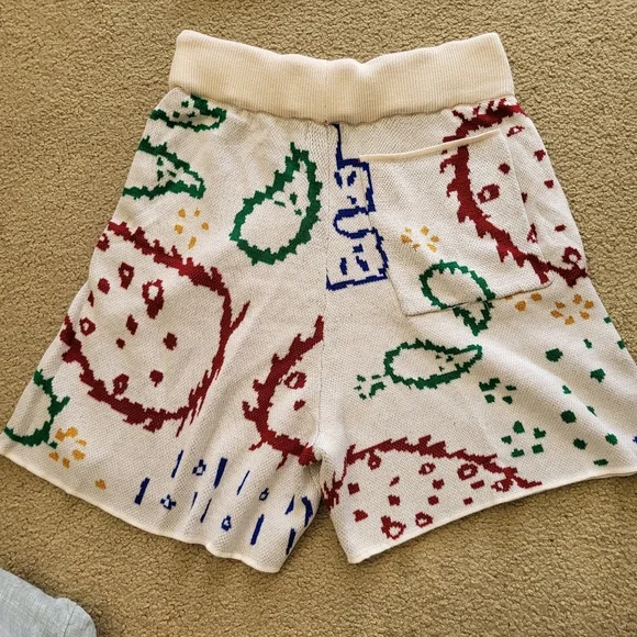 Rhude Multicolor Knit Shorts